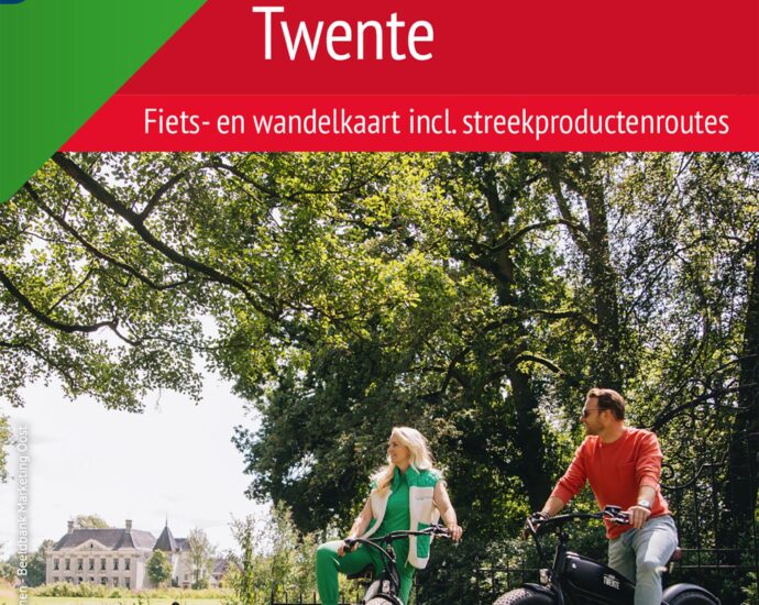 Fietsknooppuntenkaart Twente